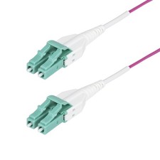 StarTech OM4RLCLC15M Fiber Optic Patch Duplex Network Cable - 49.21 ft picture