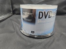 Nexxtech DVD+R 50 Disc Spindle Pack 4.7GB 8x 120 Minute Factory Sealed New picture
