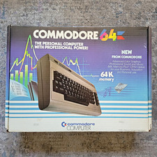 Commodore 64 (C64) Original Box ONLY & Foam Inserts Vintage picture
