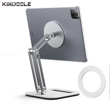 ARTPOWERS Magnetic Tablet Stand Foldable Metal Holder for iPad Samsung Xiaomi picture