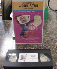 Vintage Video Professor Intro. to Word Star Professional VHS Cassette picture