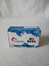NEW - Ubinki 63XL Ink Cartridge Black/Color Combo Pack Replacement for HP63XL picture