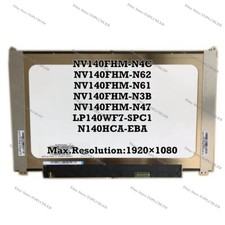 NV140FHM-N4C Fit NV140FHM-N62 N61 N3B N47 LP140WF7 SPC1 N140HCA-EBA FHD IPS LCD picture