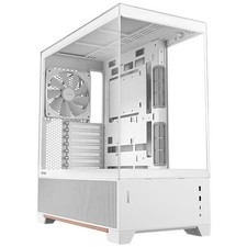 Antec C6 WOOD - White, Mid Tower, ATX/Micro-ATX/ITX, Tempered Glass, USB-C 10... picture
