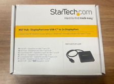 New Startech.com MSTCDP122DP MST Hub DisplayPort over USB-C to 2x DP picture