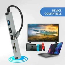Vivitar Multi-Port USB Hub w- SD, 4K HDMI Micro SD Compact Flash Card Reader picture