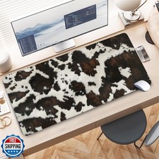 Highland Cow Print Gaming Mouse Pad, Large Mouse Pad Waterproof, Extended Des picture