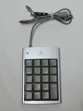 Targus 10-Key Numeric USB Keypad 2 USB Ports Gray Model PAUK10U-BB Used Great picture