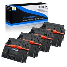 4PK CF281X Black Toner Cartridge for HP LaserJet Enterprise M606dn M605n M606x picture