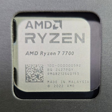 AMD Ryzen 7 7700 8-Core 3.8GHz Socket AM5 CPU w/ Wraith Cooler 100-100000592BOX picture