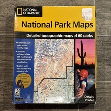 National Geographic National Park Maps CIB Open package New picture