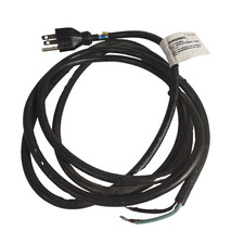 Husky 8' 16 Gauge 3 Prong Tool Replacement Power Supply Cord Cable Med Duty picture