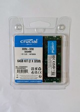 Crucial 64GB Kit (2 x 32GB) DDR4-3200 SODIMM Memory picture
