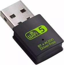 USB WiFi Bluetooth Adapter 600Mbps Dual Band 2.4/5Ghz Dongle for PC picture
