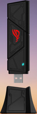 ASUS ROG USB-BE92 BE6500 WiFi 7 USB Adapter Tri-Band 6GHz MLO WPA3 picture