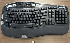 Logitech K350 Wireless Comfort Wave Keyboard w/Dongle picture