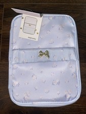 LoveShackFancy Target Yoobi Everblooming Rosettes Tech Organizer Whisper Blue picture
