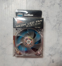 Retro Cooler Master TLF-R82 Neon LED 80x80x25mm Case Fan picture