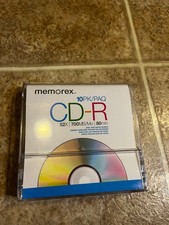 Memorex CD-R 10 pk 52x 700 mbps 80 minute blank CD with Cases NEW  picture