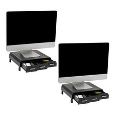 MIND READER MONITOR STAND, 2-PACK, 13.5