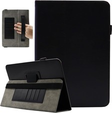 Folio Stand Case for 10 Inch Tablet, Protective with Hand Strap & Card Slots picture