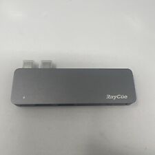 Ray Cue Multi Port Dual  USB-C HUB for MACBOOK AIR/PRO-GREY picture