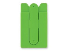 The 3-in-1 Green Cling Card Pocket, Phone Stand, Cord Wrap. Storage & Snap Stand picture