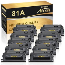 10 Pack CF281A Toner Compatible With HP 81A LaserJet Enterprise M604 M630f M606 picture