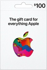 Apple $100 Gift Card, Physical Card,  picture