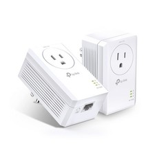 TP-Link AV1000 Powerline Ethernet Adapter Kit - Passthrough, Gigabit Port picture