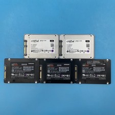 (LOT OF 5) *MIXED BRANDS* 500GB SSD 2.5
