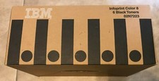 IBM Infoprint Color 8 Toner 02NT223 BLACK Case Lot 6 NEW Factory Sealed picture