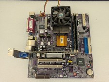 ECS L7VMM2 Motherboard W/ AMD Duron 1300 CPU 256M RAM, Asus V8170 Magic 64MB AGP picture