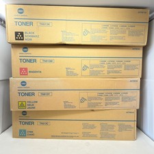 Konica Minolta TN613 Toner Set Black Magenta Yellow Cyan OEM TN613K M Y C picture