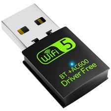 USB WiFi Bluetooth Adapter 600Mbps Dual Band 2.4/5Ghz Wireless Network Receiver picture