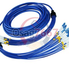 LC-LC 12 Strand SM 9/125 Indoor Armored Fiber CableFiber Optical Patch Cord 10M picture
