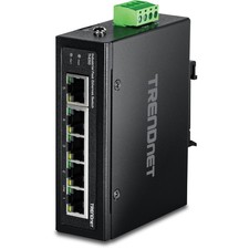TRENDnet 5-Port Industrial Unmanaged Fast Ethernet DIN-Rail Switch, 5 x Fast Eth picture