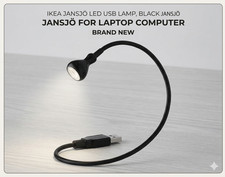 IKEA NEW JANSJÖ Black Led USB For Laptop Or  Computer, 15'', picture