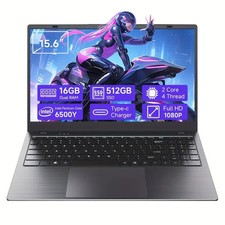 RNRUO 15.6-inch Ultra-thin Lightweight Office And Study Laptop picture