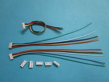 60 set 1.25mm 6 Pin Male + Female Polarized Connector w/ 28AWG 150mm Leads Cable picture