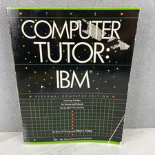 Vintage The Computer Tutor IBM PC PCjr Edition 1984 Gary Orwig Retro BASIC Book picture