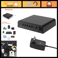 27000mAh Mini UPS Backup Battery Pack - 12V/9V DC & USB-C Power Supply for Route picture