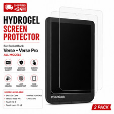 PocketBook Era Verse Pro Touch Lux Hydrogel Screen Protector HD Clear 2 Pack picture