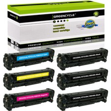 6PK CB540A BCMY Toner Cartridge Fit for HPColor LaserJet CM1300 CM1312nfi CP1518 picture