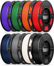 8 Color Bundle Elite PLA+ 3D Printer Filament, Multicolor PLA+ 1.75mm, Individua picture