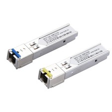 1Pair 1.25Gb/s 3KM SC Connector Single-Mode Fiber Transceiver Module SFP-BX03-D picture