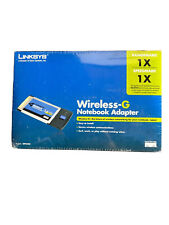 Linksys Wireless-G Notebook Wi-Fi Adapter WPC54G PCMCIA Card Brand New Cisco Sys picture