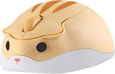 Hamster Wireless Mouse, Cute Animal Optical Aesthetics Silent Mouse Portable Cor picture
