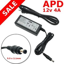 Genuine APD DA-48Q12 AC Adapter 12V 4A Power Supply Cord 48W OEM Charger picture