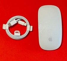 Apple A1657 V2 Magic Mouse 2 White & Pink MLA02LL/A w/ USB-C to Lightning picture